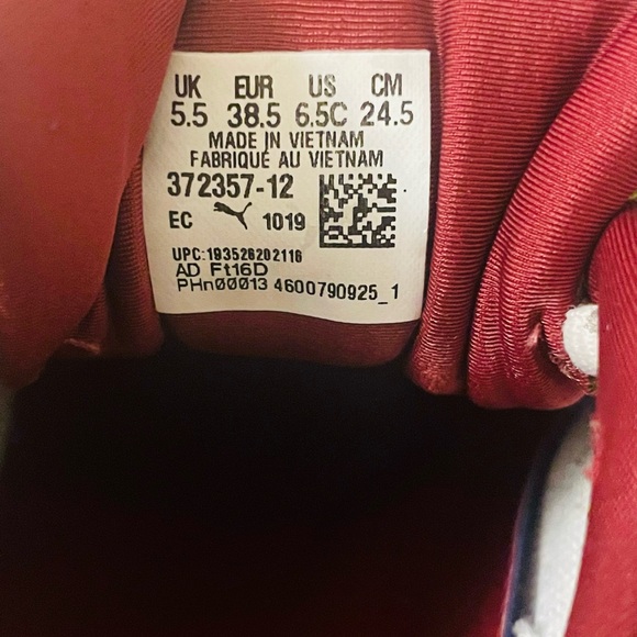 PUMA RS-X3 Puzzle Chunky Sneakers Colorblock Y2K US 6.5C big kid/ women’s 8 - Picture 16 of 16